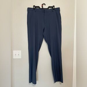 Van Heusen Slim Dress Pants 36x32 Navy Blue Men’s Work Trousers